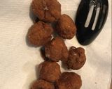 A picture of step 6 of Suya spice meatballs.