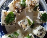 A picture of step 5 of White dhokla.