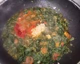 A picture of step 3 of Green Amaranth Curry.