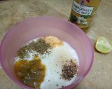 A picture of step 1 of Yogurt Dip.