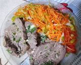 Foto del paso 3 de la receta: Lengua a la vinagreta con ensalada