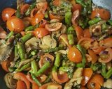 Foto del paso 5 de la receta: Macarrones con espárragos trigueros - vegano