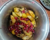 आलू अनार चाट रेसिपी चरण 5 फोटो