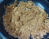 A picture of step 1 of Til Besan Ladoo.