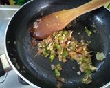 A picture of step 8 of Bhindi manchurian.