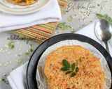 A picture of step 1 of Veggie stuffed rava Utthapam.