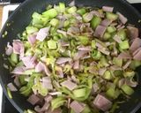 Foto del paso 2 de la receta: Quiche de calabacín y lacón