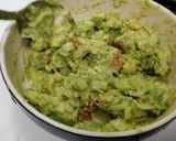 A picture of step 1 of Mexican avocado cheese taco.
