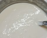 A picture of step 2 of Kesar malpua.