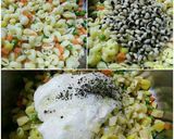 A picture of step 1 of Rainbow fruit chaat.