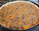 Foto del paso 5 de la receta: Tarta de zapallo calabaza, zucchini y repollo morado