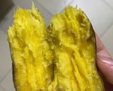 Hình bước làm 2 của món Khoai lang nướng chảy mật