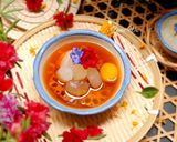 Hình bước làm 2 của món Chè thốt nốt củ sen củ năng