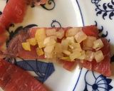 A picture of step 1 of California Farm Raw Tuna Toppings.
