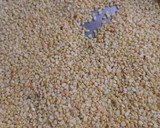 A picture of step 2 of Instant moong dal halwa.