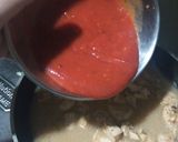 A picture of step 5 of Chilli chicken.