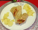 A picture of step 9 of Chicken Roll.