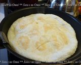 A picture of step 4 of Mochi Pizza Made in a Frying Pan.