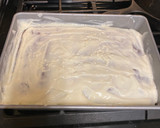 A picture of step 3 of Chocolate Peppermint Poke Cake.