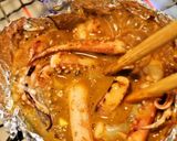A picture of step 8 of For Squid Liver Lovers! Squid Legs and Liver Cooked in Foil.