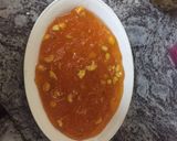 A picture of step 6 of Custard Karachi halwa.