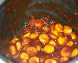 A picture of step 6 of BBQ & Bacon Water Chestnuts.