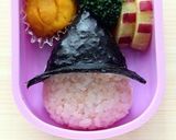 A picture of step 12 of Halloween Charaben (Character Bento) Little Witch Girl.