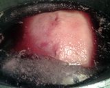 A picture of step 2 of Drunken cornbeef and cabbge.