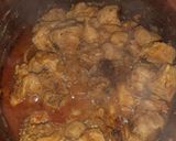 A picture of step 4 of Chilli sauce chicken fry.