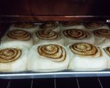 A picture of step 9 of Cinnamon rolls with nutella frosting.
