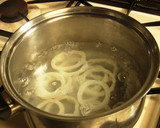 A picture of step 2 of Caesar Salad Udon.
