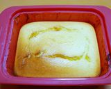 A picture of step 5 of Cheesecake in a Silicone Steamer.