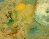 A picture of step 2 of Pistachio White Chocolate Chip Cookies.