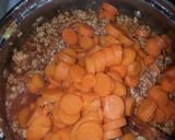 A picture of step 8 of Veggies vs.Meatie Lasagna.