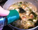 A picture of step 10 of Simple & Tasty Green Onion & Chicken Soup.