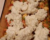 A picture of step 6 of Keto chicken pie.