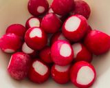 A picture of step 1 of Radish pickle.