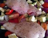A picture of step 4 of Vickys Roast Chicken Ratatouille, GF DF EF SF NF.