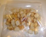A picture of step 3 of Homemade Caesar Dressing & Croutons.