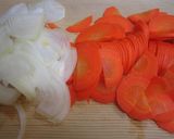 A picture of step 1 of Mild and Comforting Carrot Potage.