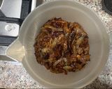 A picture of step 2 of Onion paste.