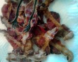 A picture of step 2 of Volcano Potatoes... Bacon & Cheddar.