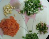 A picture of step 1 of Veg noodle soup.