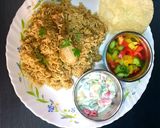 A picture of step 6 of Amma's Chicken Biryani.