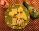 A picture of step 1 of Fresh Healthy Yakult Smoothie.