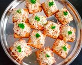 A picture of step 3 of Biscuit Canapes.