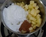 A picture of step 3 of Whole wheat Apple crumble cake.