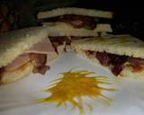 Toast withcaramelized onions,pizoila sauce and brawn.#kidsrecipe recipe step 11 photo