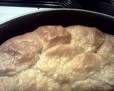A picture of step 9 of Brat, veggie, & cheese stuffed butter tastin' grands flaky layers pilsbury biscuit pie!.