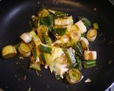 A picture of step 3 of An Entire Japanese Leek with Eggs.